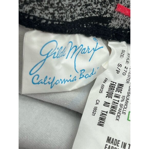 Vintage Gilda Marx Women's S Cotton Spandex Bike Shorts 80s Graphics 8" Inseam - Picture 6 of 7